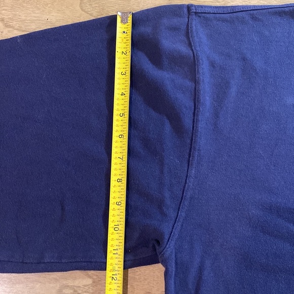 Vintage 90’s Nautica Long Sleeve Denim Collar Pullover Polo Shirt - Picture 7 of 7